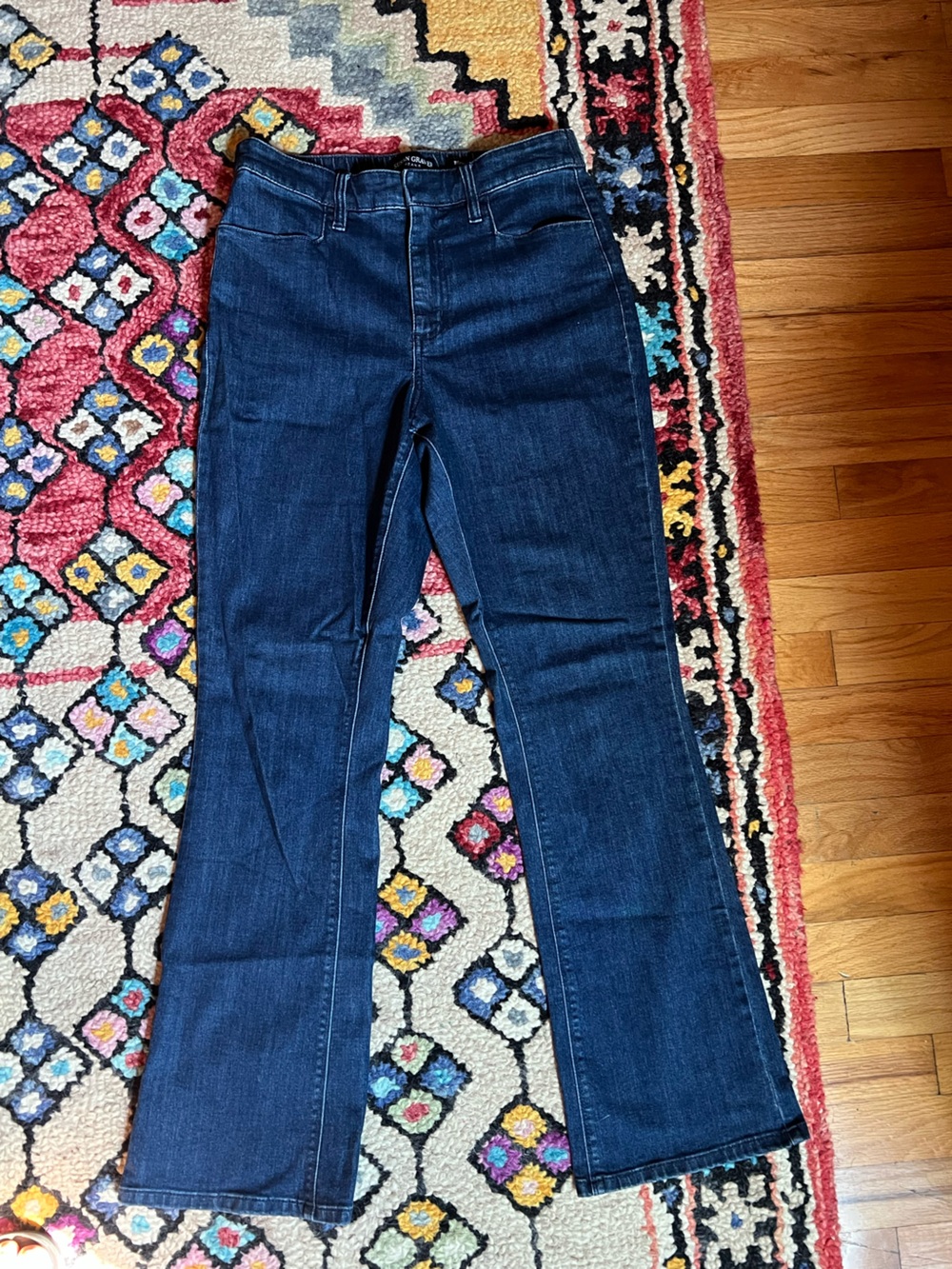 Susan Graver Dark Blue Stretch Skinny Jeans